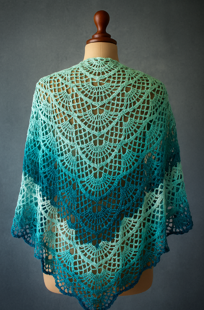 Butterfly Shawl Crochet Pattern