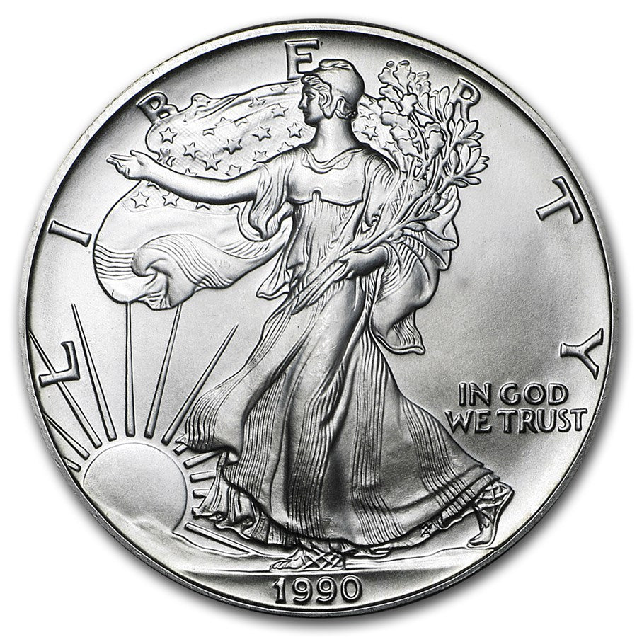 1990 American Silver Eagle Coin