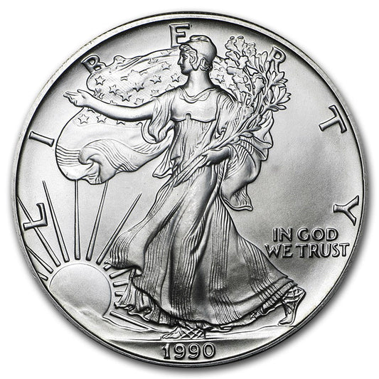 1990 American Silver Eagle Coin