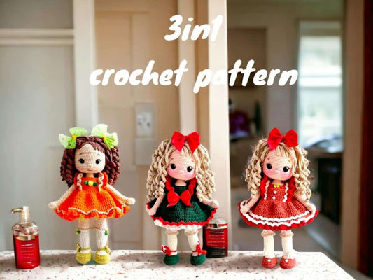 Pumpkin Doll Amigurumi Crochet Pattern