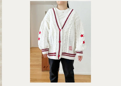 Star Cardigan Crochet Pattern