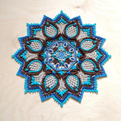 Doily Amethyst Mandala Crochet Pattern