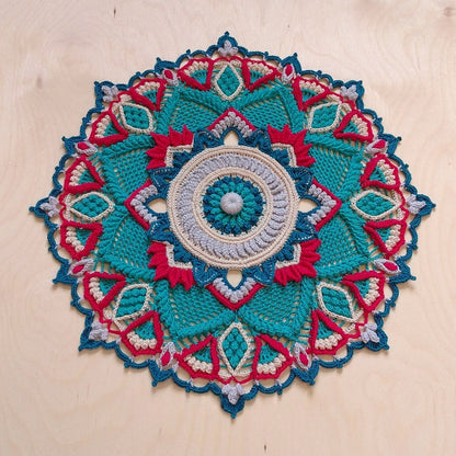 Doily Sapphire Mandala Crochet Pattern