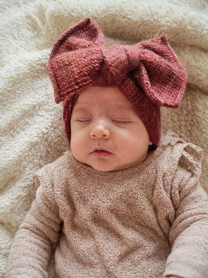 Baby Bow Headband Knitting Pattern
