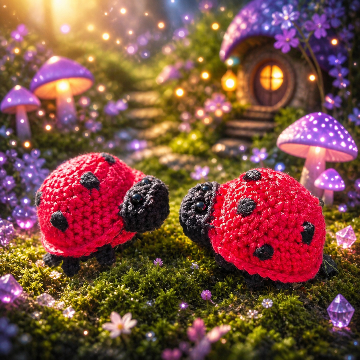 Flying Ladybug Crochet Pattern PDF, Reversible Amigurumi Bug Toy Tutorial, Cute Ladybird Digital Download