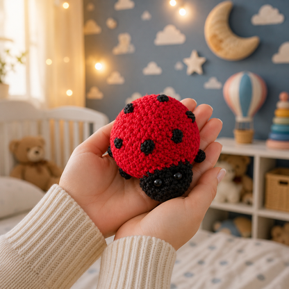 Flying Ladybug Crochet Pattern PDF, Reversible Amigurumi Bug Toy Tutorial, Cute Ladybird Digital Download