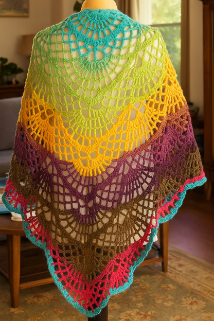 Butterfly Shawl Crochet Pattern