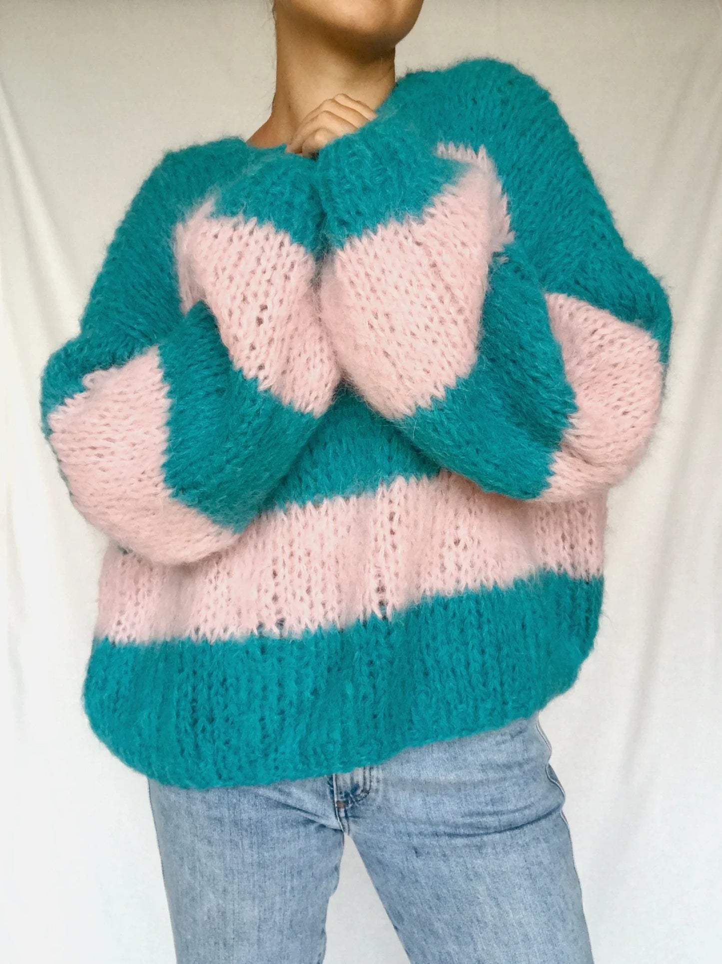 Chunky Knit Sweater Knitting Pattern