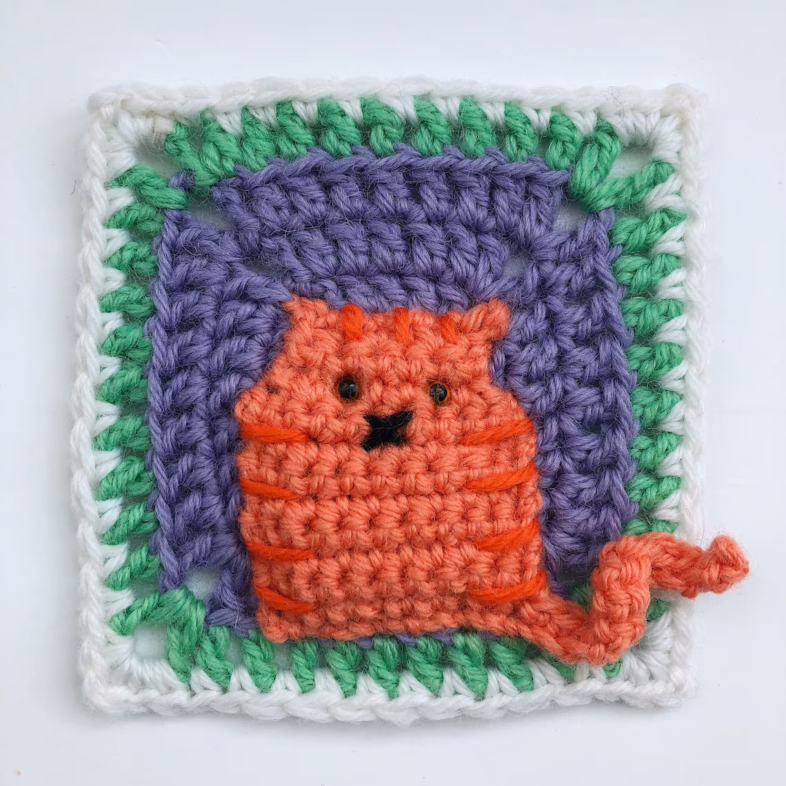 Many Cats Square Crochet Pattern