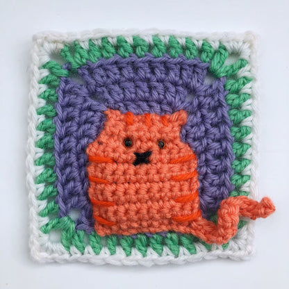 Many Cats Square Crochet Pattern