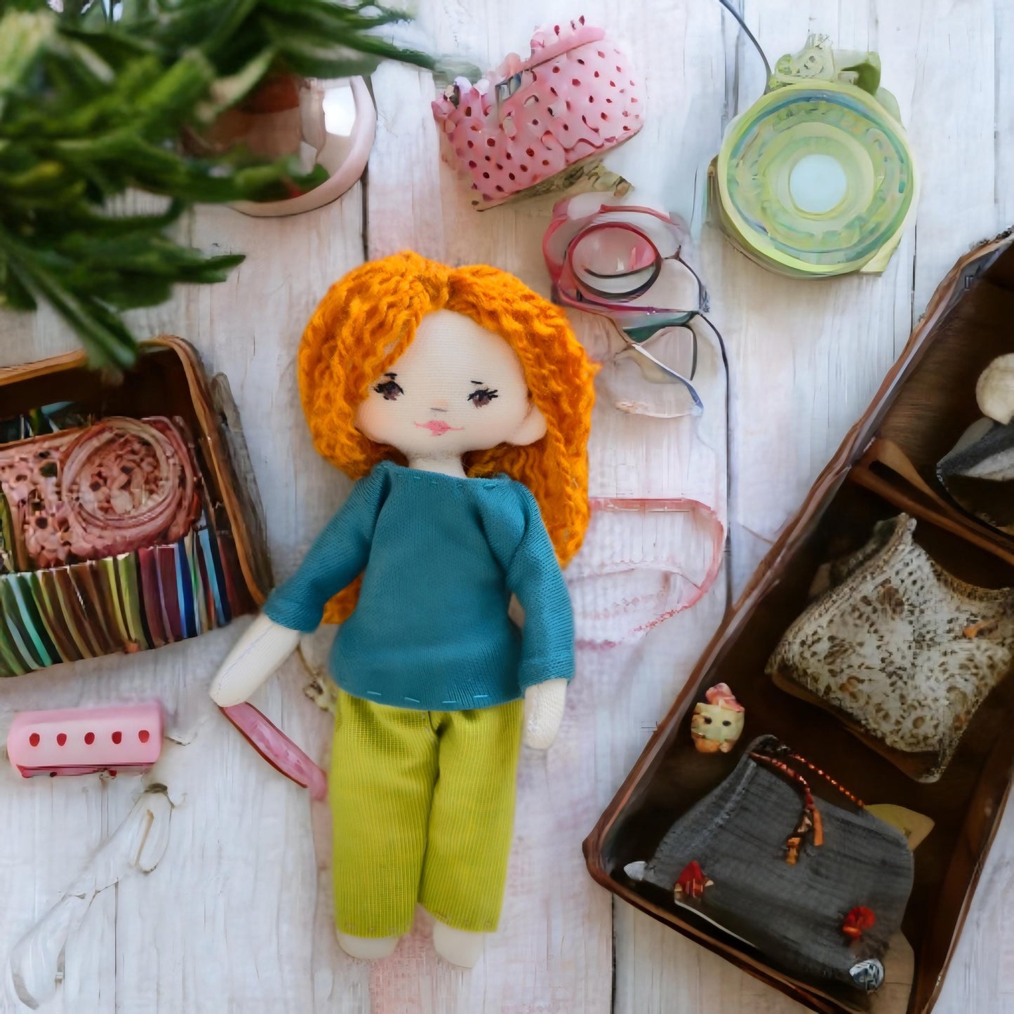 Mini Rag Doll Sewing Pattern