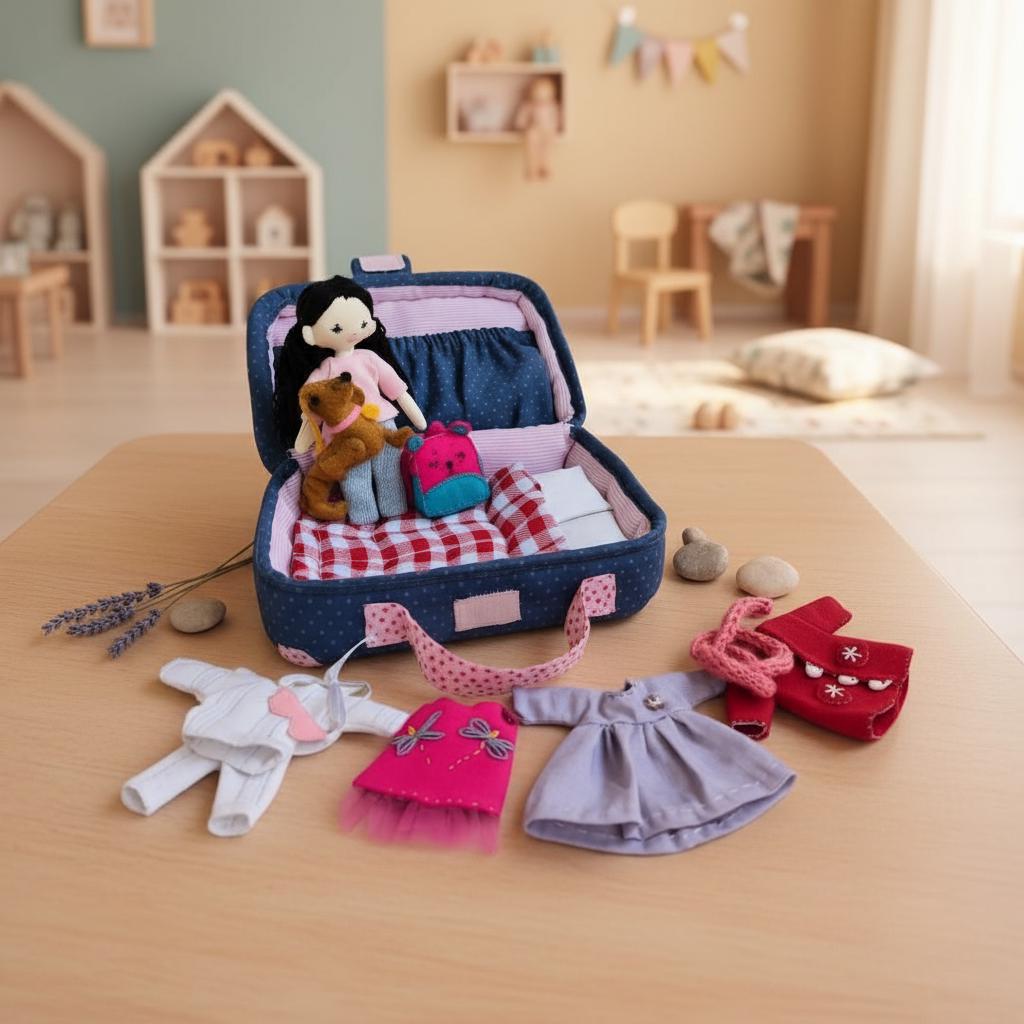 Mini Travel Dollhouse Sewing Pattern