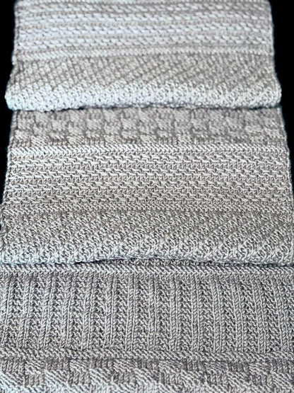 Reversible Textured Scarf Knitting Pattern