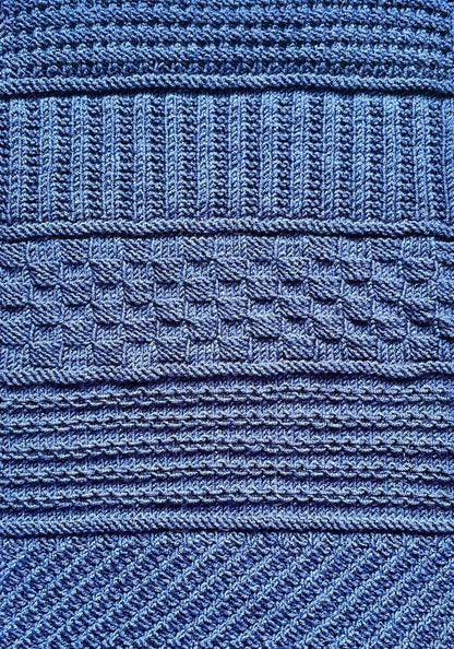 Reversible Textured Scarf Knitting Pattern