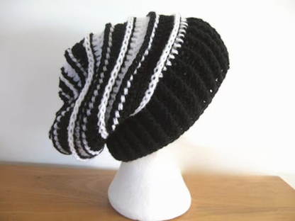 Riptide Slouch Hat Crochet Pattern