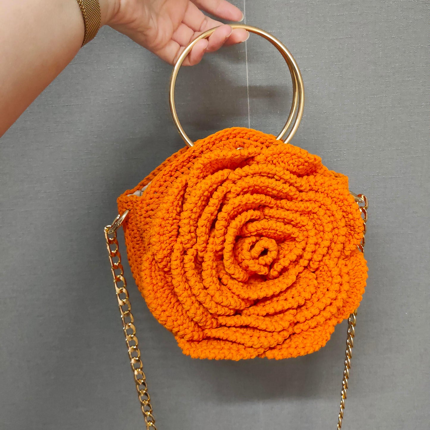 Rose Bag Crochet Pattern