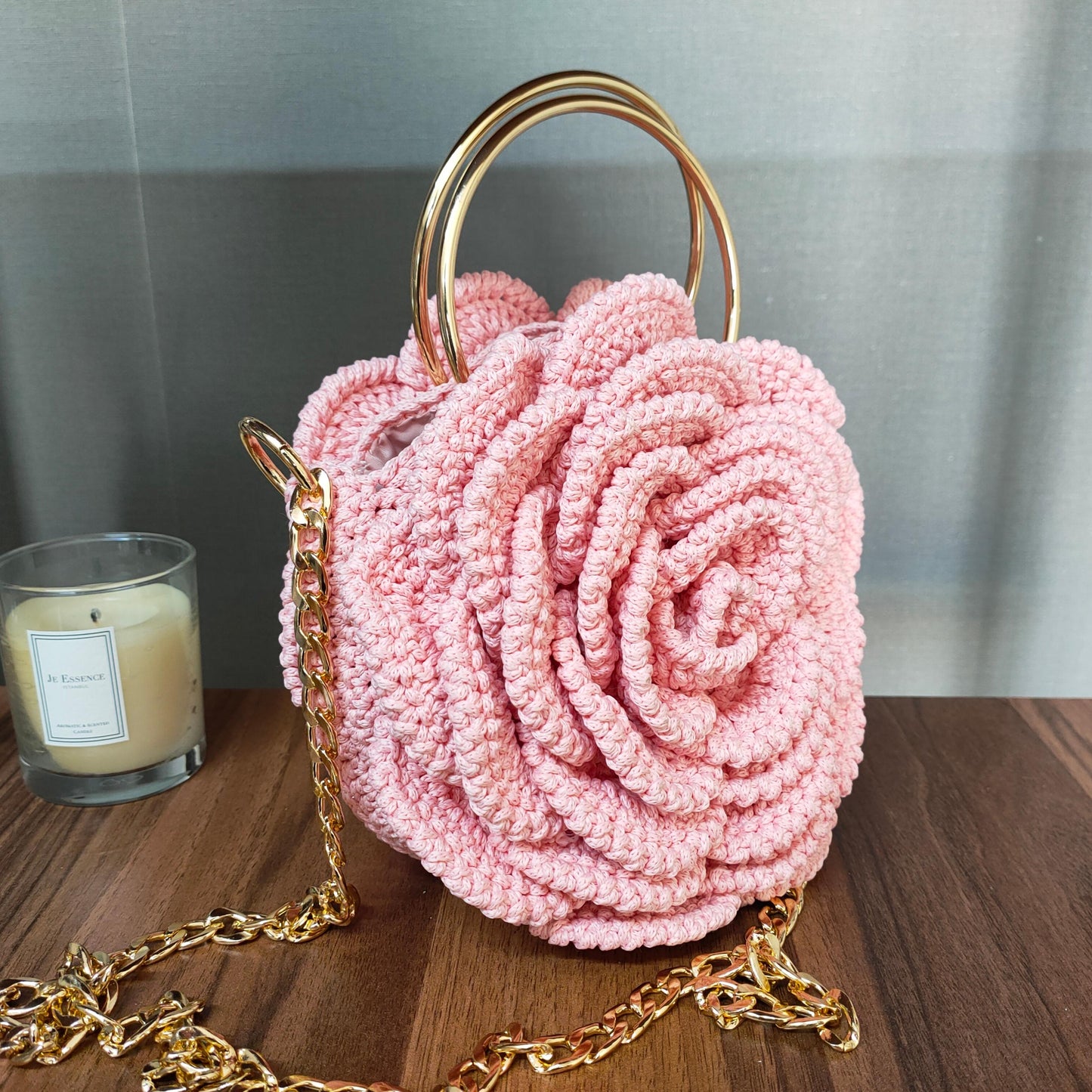 Rose Bag Crochet Pattern