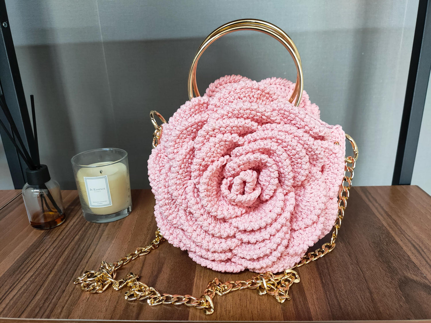 Rose Bag Crochet Pattern