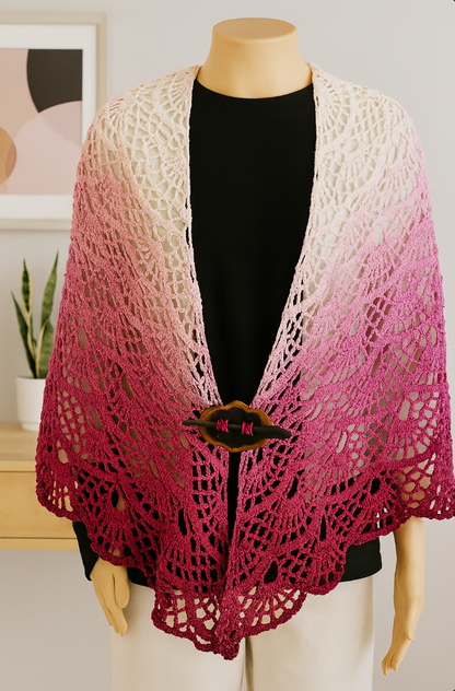 Butterfly Shawl Crochet Pattern