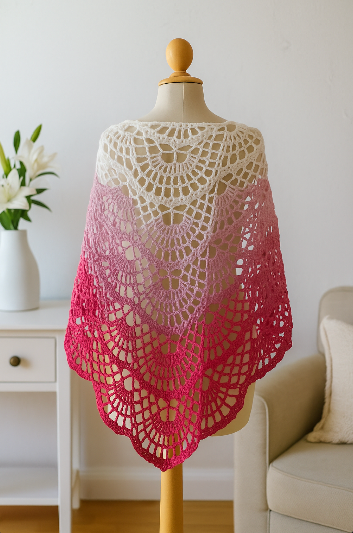 Butterfly Shawl Crochet Pattern