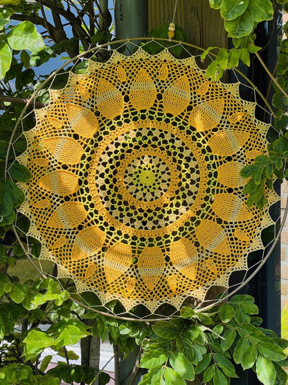 Sunshine Mandala Crochet Pattern