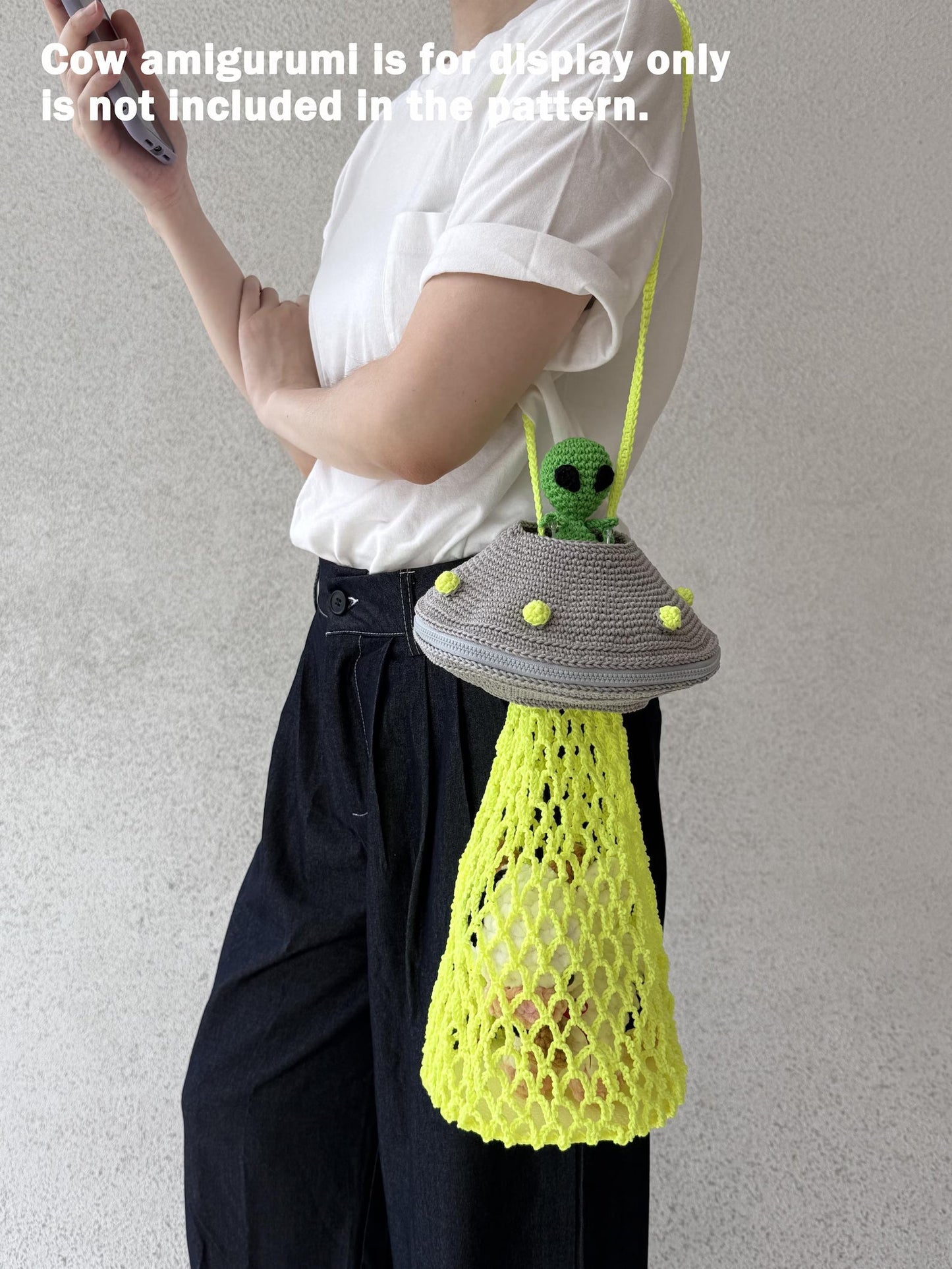 Foldable Mesh Bag Crochet Pattern