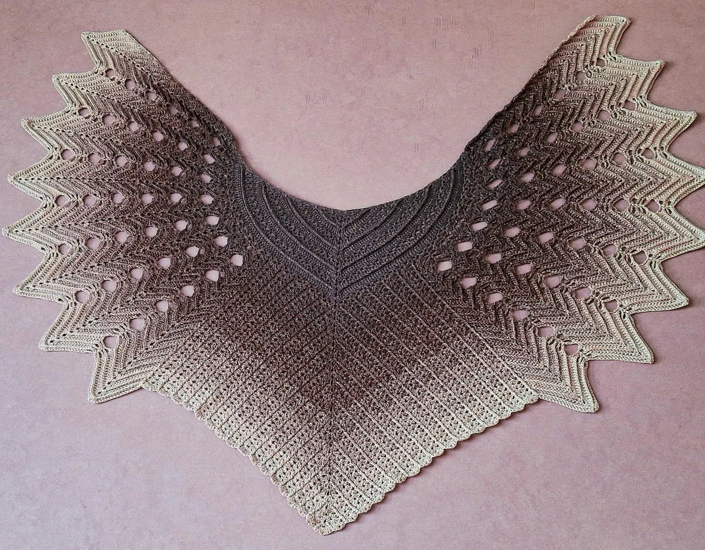 Veilwyn Shawl Crochet Pattern