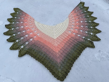 Veilwyn Shawl Crochet Pattern