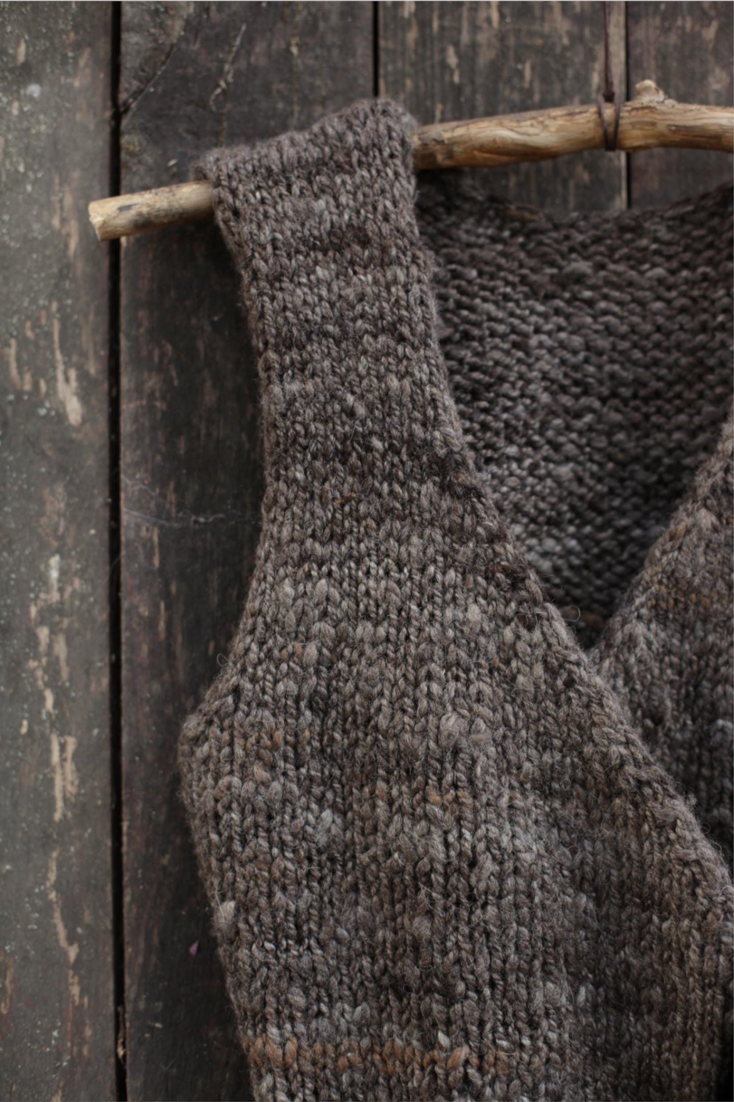 Wool Wrap Vest Knitting Pattern