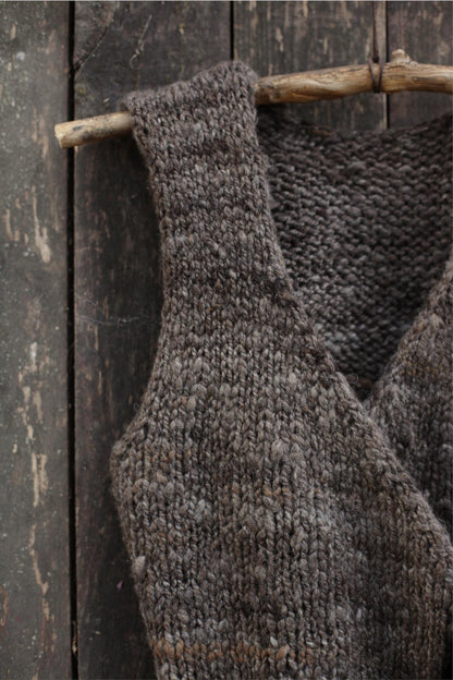 Wool Wrap Vest Knitting Pattern