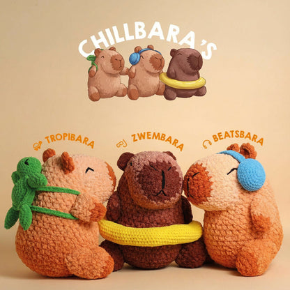 Chillbara Capybaras Crochet Pattern