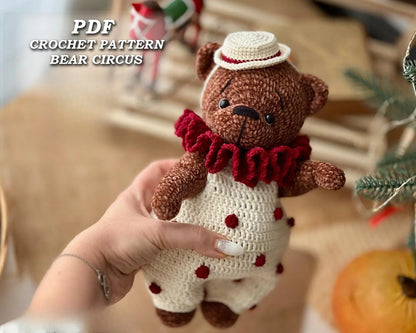 Berries Plush Bear Crochet Pattern