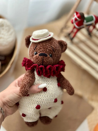 Berries Plush Bear Crochet Pattern