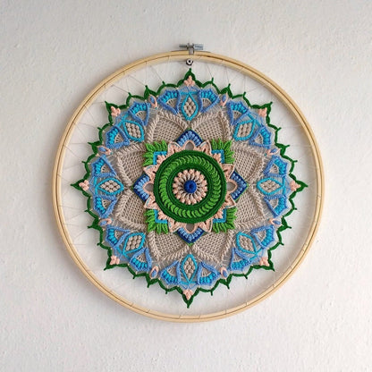 Doily Sapphire Mandala Crochet Pattern