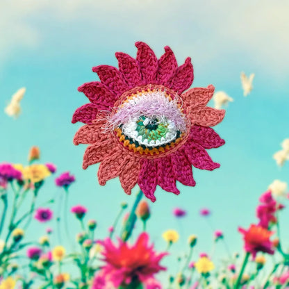 Blooming Eye Crochet Pattern
