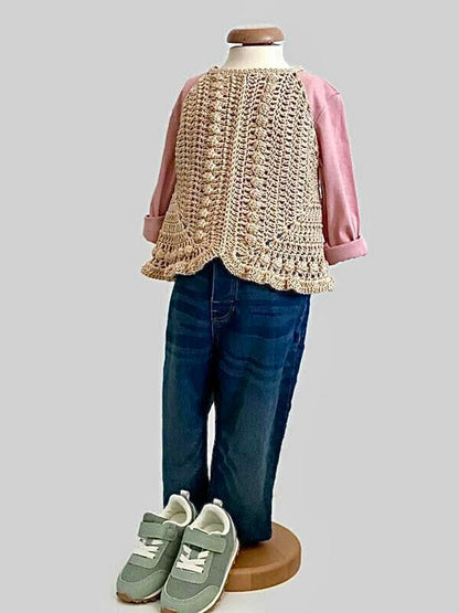Liv Granny Square Top Child Crochet Baby