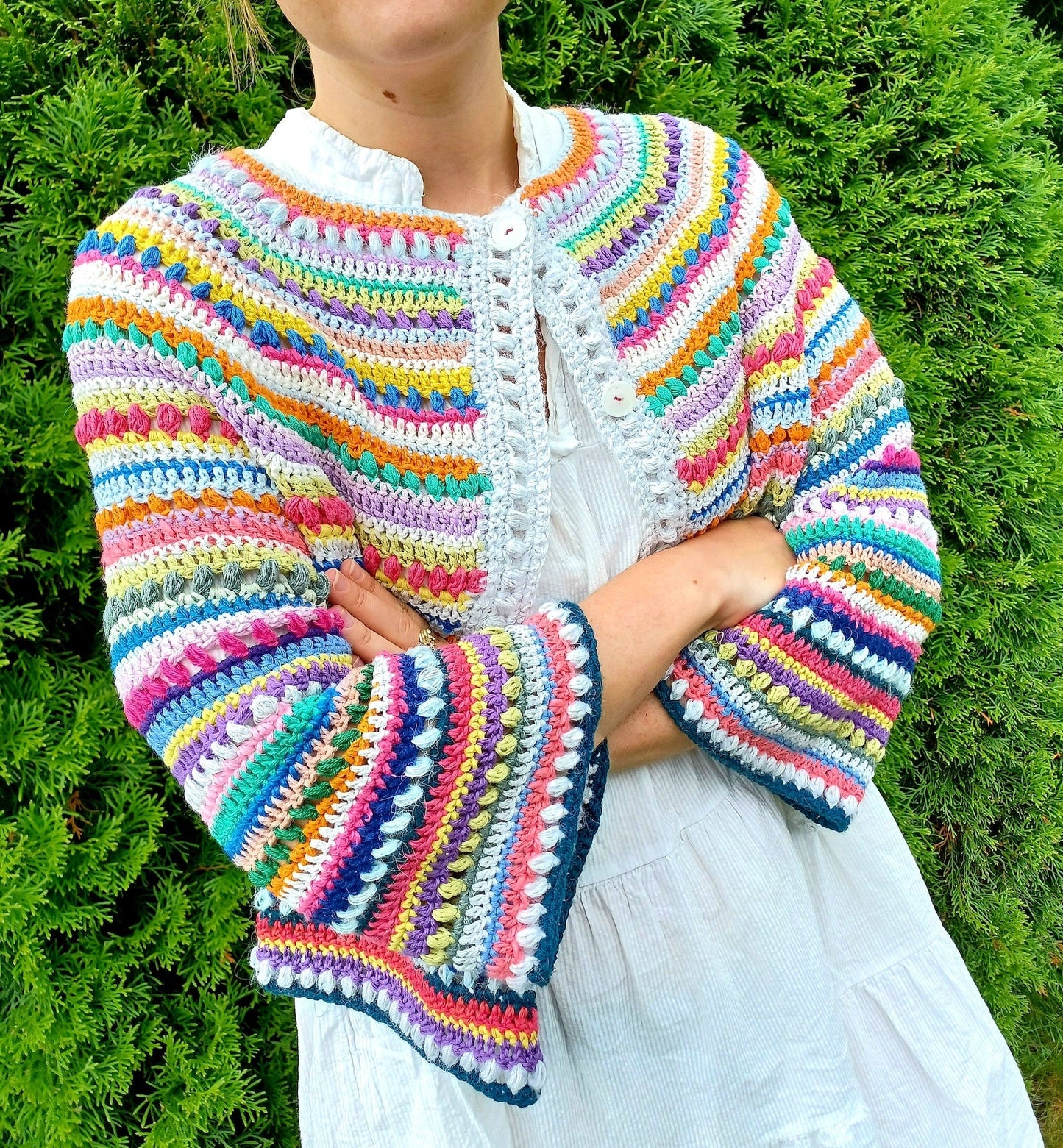 KAHLO Boho Cardigan  Crochet Pattern