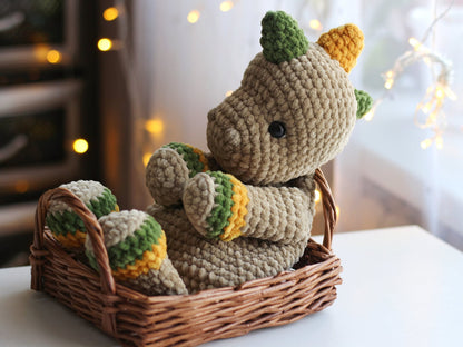 Dinosaur Comforter Crochet Pattern