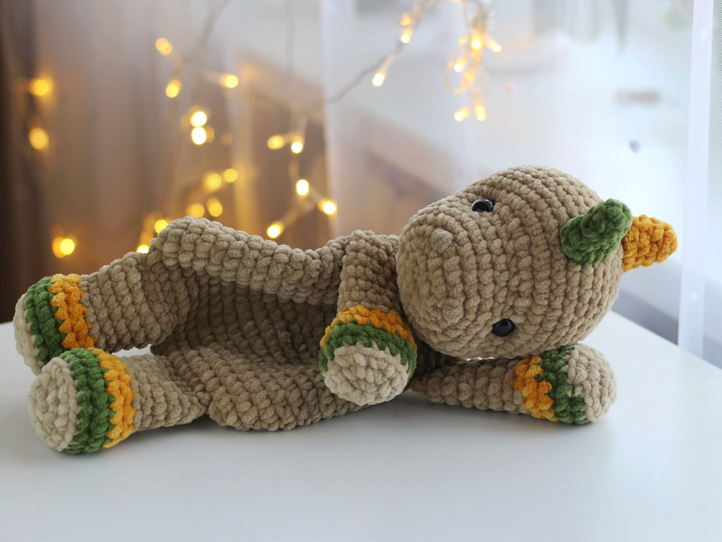 Dinosaur Comforter Crochet Pattern