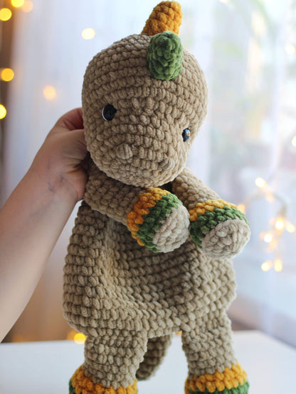 Dinosaur Comforter Crochet Pattern