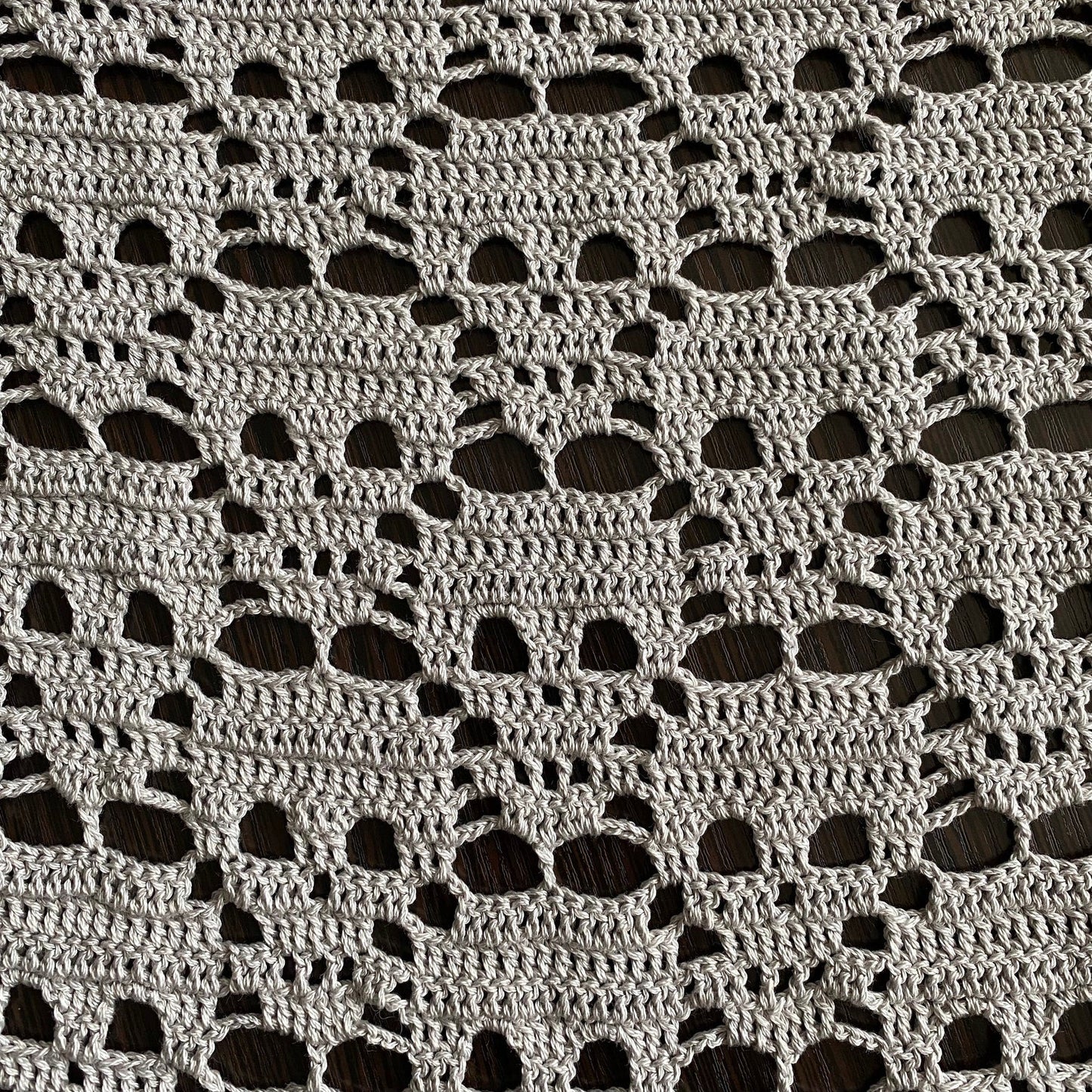 Skull shawl crochet pattern