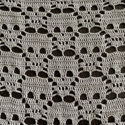 Skull shawl crochet pattern