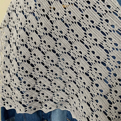 Skull shawl crochet pattern
