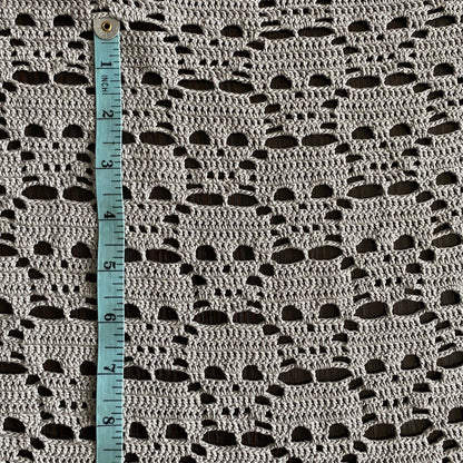 Skull shawl crochet pattern
