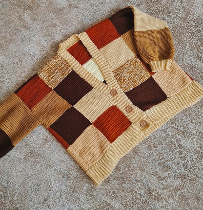 Patchwork Cardigan Crochet Pattern