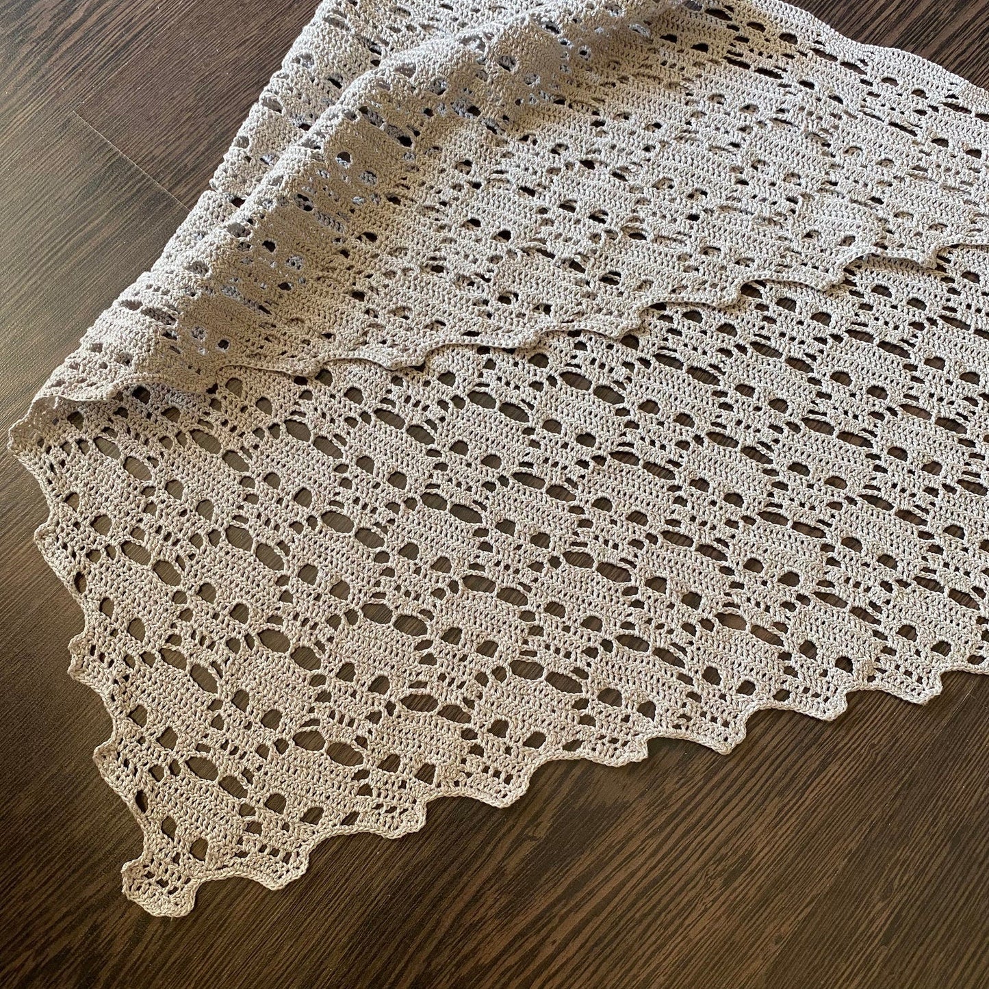 Skull shawl crochet pattern