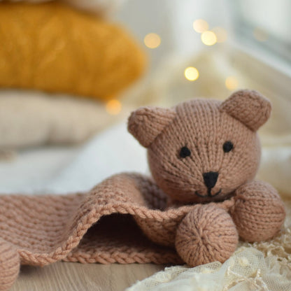 Bear Baby comforter KNITTING PATTERN