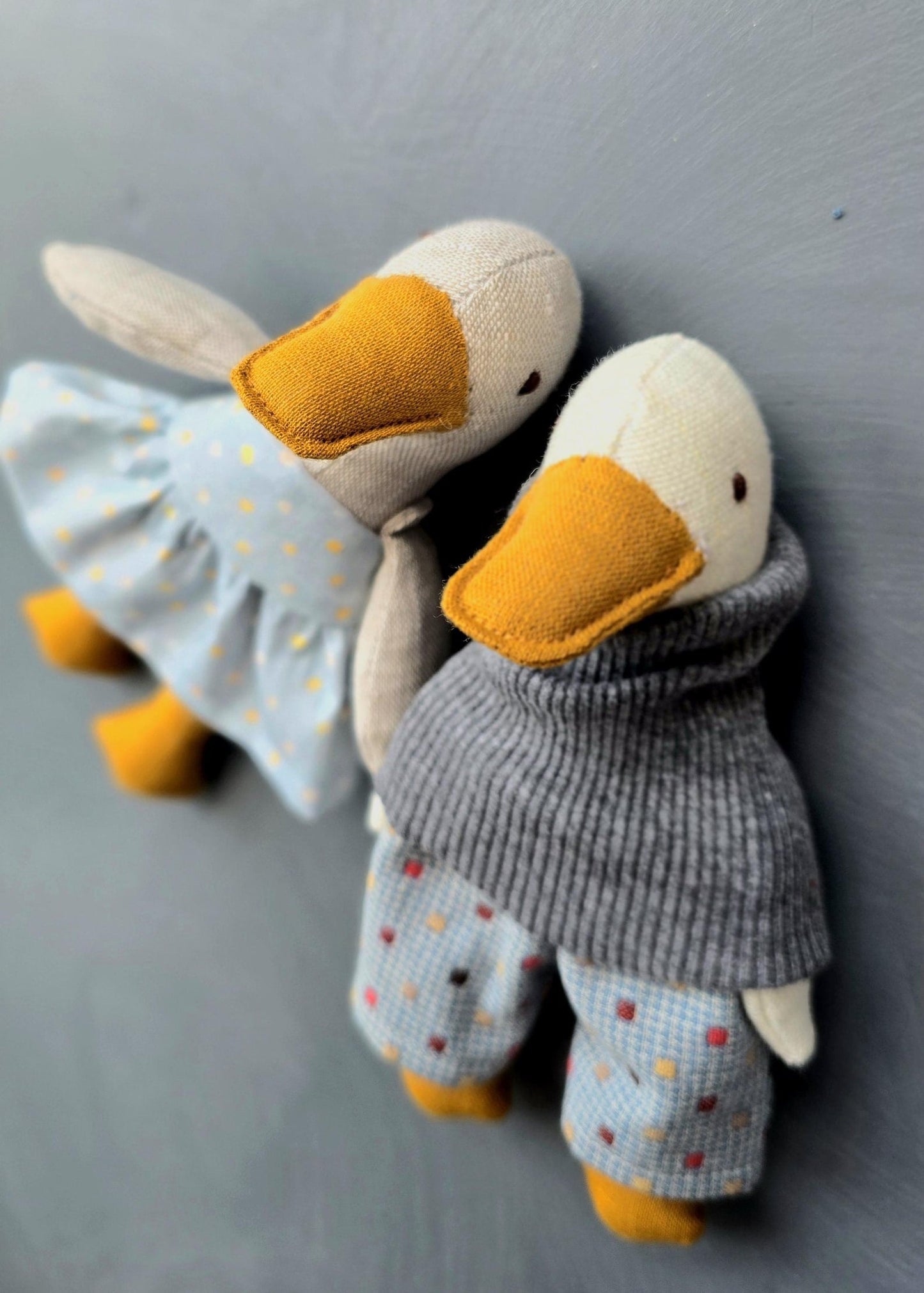 Friendly Geese with Clothes Sewing Pattern