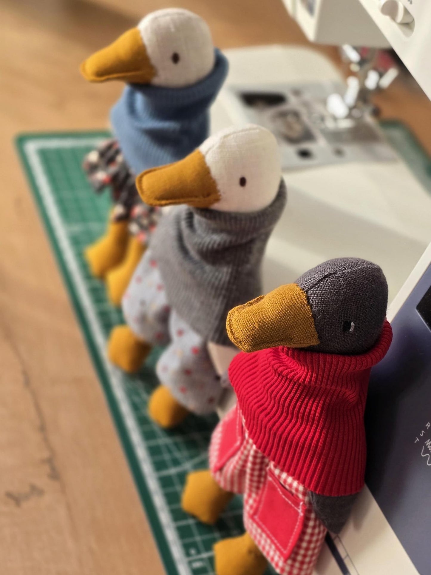 Friendly Geese with Clothes Sewing Pattern