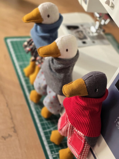 Friendly Geese with Clothes Sewing Pattern